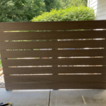 New Privacy fence I installed